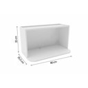 Ver imagem 3 de Nicho de Cozinha Modulado P- Microondas 80cm Branco - Bertolini