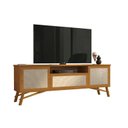Ver imagem 3 de Rack / Bancada DAR Bélissimo Portas Com Acabamento em Rattan Porta Central com Pistão a Gás Modelo R