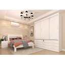 Ver imagem 1 de Guarda Roupa Casal 3 Portas 9 Gavetas - Chicago-neve - Tcil Móveis