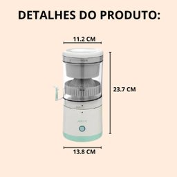 Máquina de Fazer Suco Espremedor de Frutas Automático Sucos - 7