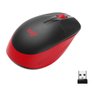 Mouse sem fio Logitech M190 (Vermelho) - 1