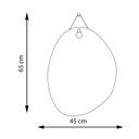 Ver imagem 4 de Espelho Decorativo Aramado Wire Polygon Preto 60x45 cm Orgânico
