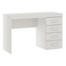 Mesa Escrivaninha com 4 Gavetas 120x75cm Mdp Branco 0711 Menu - 1
