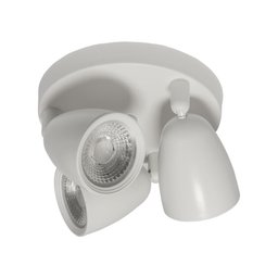 Spot Sobrepor Led Alumínio 21w 3000k Luz Amarela Yamamura - 5