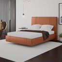 Ver imagem 1 de Cama Box Casal Aspen Cabeceira Estofada Base Flutuante PU Telha Gran Belo