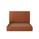 Ver imagem 3 de Cama Box Casal Aspen Cabeceira Estofada Base Flutuante PU Telha Gran Belo
