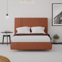 Ver imagem 5 de Cama Box Casal Aspen Cabeceira Estofada Base Flutuante PU Telha Gran Belo