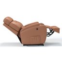 Ver imagem 5 de Poltrona do Papai Reclinável em Couro Bovino Cor Caramelo Reclinação Elétrica - Modelo Florença