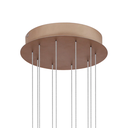 Ver imagem 1 de Pendente Palito Dourado (c)90cm (l)90cm (a)23cm 10x7,2w 2700k 3600lm - Cd014