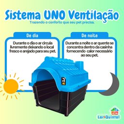 Casa Plástica Black para Cães Cachorros Pequeno Porte n2 - 4