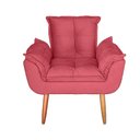 Ver imagem 5 de Poltrona para Sala e Quarto Decorativa Opala Suede Cor Rosa