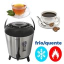 Ver imagem 7 de Garrafa Termica 8 Litros Botijao Inox Cafe Leite Quente Frio Agua Hotel Pousada Diamond Luxo