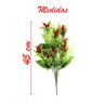 Kit 6 Ramos Decoração Arranjo Pimenta Artificial Plástico 12 Galhos Cada 45cm - 2