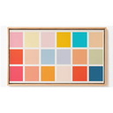 Ver imagem 2 de Quadro Decorativo N°82 140x80cm - Panorâmico Paleta Cores - Madeira Clara - Rollflex