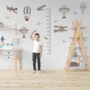 Ver imagem 2 de Régua de Crescimento Infantil Aviões Baloes