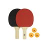 Kit Ping Pong Popular Completo:único/unissex/branco - 2