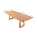 Ver imagem 7 de Mesa de Stallion Laminado Cinamomo com 10 Cadeiras 270cm