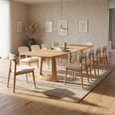Ver imagem 2 de Mesa de Stallion Laminado Cinamomo com 10 Cadeiras 270cm