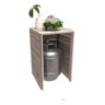 Mesa Capa Cozinha para Esconder Botijão de Gás Madeira Pinus Technox - 1