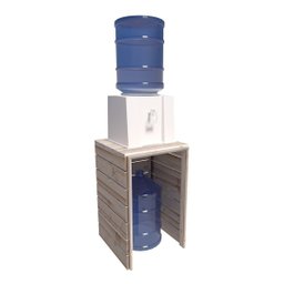 Mesa Capa Cozinha para Esconder Botijão de Gás Madeira Pinus Technox - 2