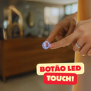 Ver imagem 2 de Espelho Jateado com Led Quente/frio Grande Corpo Inteiro com Moldura Oval 170x70cm Luxo Preto