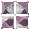 Ver imagem 1 de Kit Capas Almofadas Decorativas Mármore 2 45x45 - Id Decor