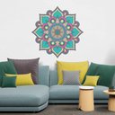 Ver imagem 1 de Adesivo de Parede New Mandala 7 Arte Destaque 0,75 X 0,75 Metros