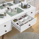 Ver imagem 3 de Penteadeira Camarim 5 Gavetas Nevada Retrô Potente