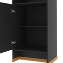 Ver imagem 6 de Kit Sala Jantar e Estar Aparador 3 Portas e Livreiro Berlin - Vianossa