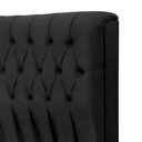 Ver imagem 5 de Cabeceira Cama Casal Estofada 1,40 Cm - Inca Veludo Preto