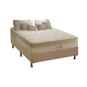 Ver imagem 1 de Cama Box Casal: Colchão Molas Anjos MasterPocket Ensacadas King Best + Base CRC Suede Bege(138x188)