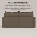 Ver imagem 7 de Sofá Cama Retrátil em Madeira Eucalipto e Bouclê 200cm Flórida