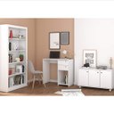 Ver imagem 1 de Conjunto Home Office 3 Peças Estante, Mesa Para Computador e Balcão BRV Móveis