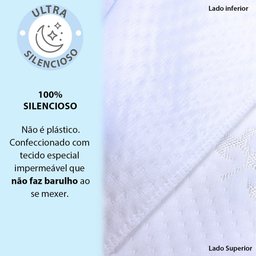 Colchão de Chiqueirinho para Bebe com Capa Protetor Impermeável em Malha 100x70cm - Bf Colchoes - 4