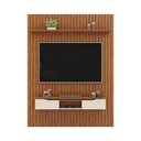 Ver imagem 5 de Painel Suspenso Ripado Seko Tv 65" Portas Basculantes Borda Chanfrada Freijó/offwhite G18 - Gran Bel