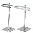 Ver imagem 3 de Porta Papel Higiênico de Chão Inox e Toalha Lavabo Oslo.s