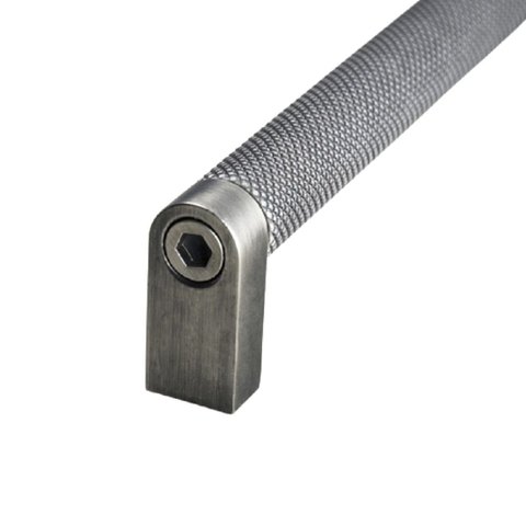 Puxador Allen Granado 224mm Níquel Velho com Verniz Zen Design Zp4296