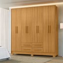 Ver imagem 1 de Guarda Roupa para Dormitorios Casal 202cm Roupeiro Premium Grande e Amplo Espaço