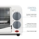 Ver imagem 4 de Elite Gourmet Eto-113 Forno Tostador Elétrico 2 Fatias Branco