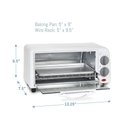 Ver imagem 6 de Elite Gourmet Eto-113 Forno Tostador Elétrico 2 Fatias Branco