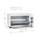 Ver imagem 7 de Elite Gourmet Eto-113 Forno Tostador Elétrico 2 Fatias Branco