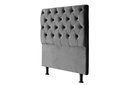 Ver imagem 1 de Cabeceira de Cama Box Solteiro 88 Cm Versalite Suede Veludo Cinza Escuro