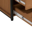 Ver imagem 6 de Gaveteiro Estilo Industrial Kappesberg Li045 Cor Canela Preto Fosco