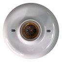 Ver imagem 2 de Kit 2 Plafonnier Plafon 100w Bocal Soquete E27 em Porcelana