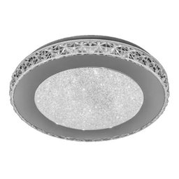 Plafon Acrílico Redondo LED Borda Espelhada 6000K x 12W 28cm - Cod: Dcx00343 - 2