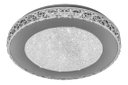 Ver imagem 2 de Plafon Acrílico Redondo LED Borda Espelhada 6000K x 12W 28cm - Cod: Dcx00343