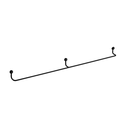 Ver imagem 2 de Barra de parede para cozinha 70cm Suportes para utensílios:Preto Fosco