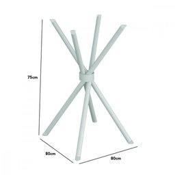 Base de Aço Para Mesa Branca Madmelos - 2 Base de Aço Para Mesa Branca Madmelos - 2