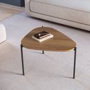 Ver imagem 3 de Mesa de Centro Alta Base Preta - Hanover