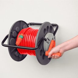 Suporte Enrolador Manual de Mangueira Parede Quintal Jardim Garagem | Tramontina - 19